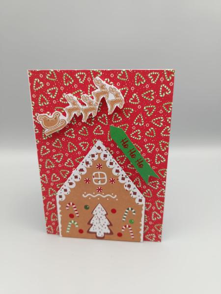 Weihnachtskarte "Gingerbread Delight"